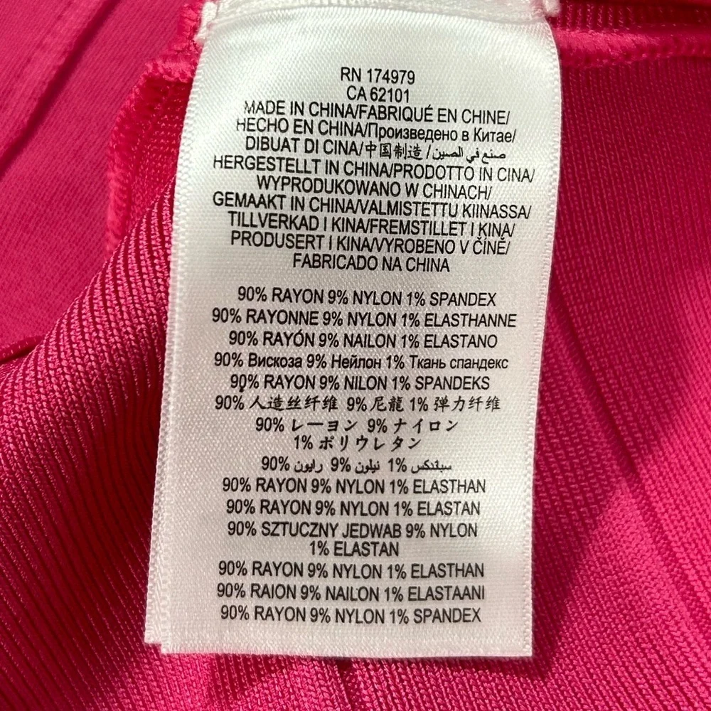 NEW HERVÉ LÉGER Barbiecore Bandage Mini Dress - Picture 9 of 9